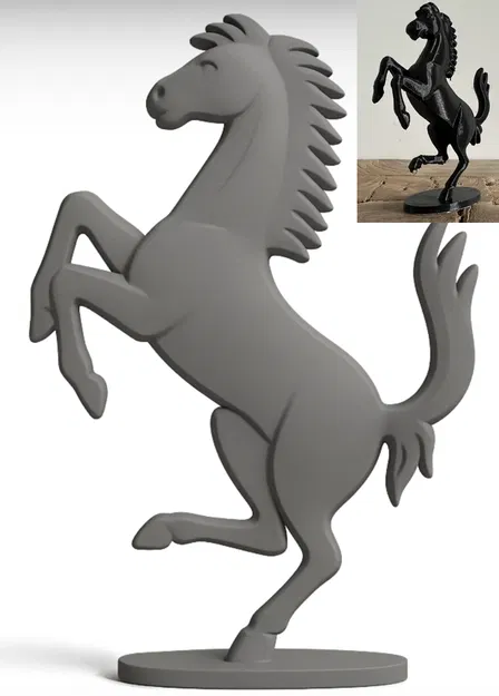 Biểu tượng chú ngựa chồm Ferrari - Cavallino Rampante - Image 1