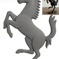Biểu tượng chú ngựa chồm Ferrari - Cavallino Rampante - Thumbnail 1