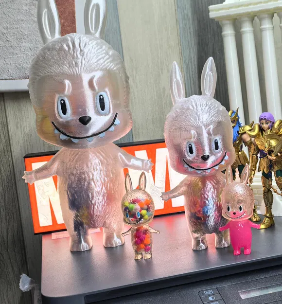 Mô hình Labubu 3D: Hộp lưu trữ đồ dùng nhỏ nhắn và dễ thương - Image 1