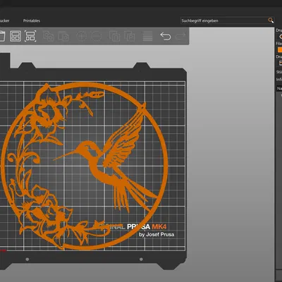 WallArt Humming Bird 004 - Tranh treo tường nghệ thuật 3D hiện đại