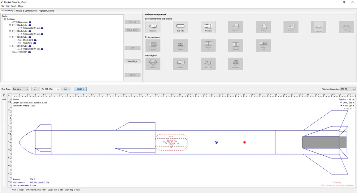 Mô hình tên lửa Starship v1 - Image 2