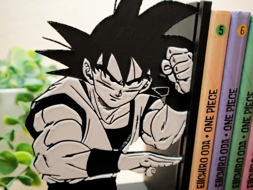 Chặn sách Son Goku và Vegeta (bộ 2 cái) | Dragon Ball Fan Art - Image 3