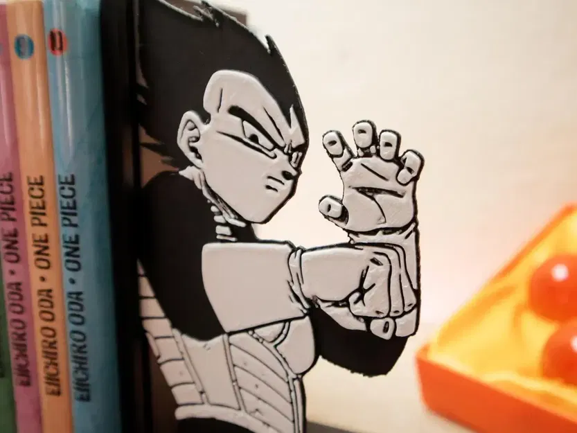 Chặn sách Son Goku và Vegeta (bộ 2 cái) | Dragon Ball Fan Art - Image 11