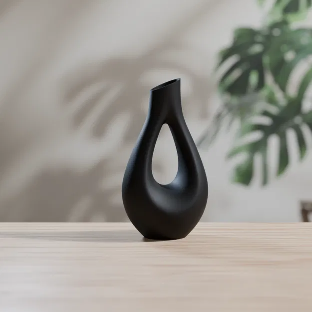 Elegant Teardrop Vase - Bình hoa giọt nước tinh tế - Image 1