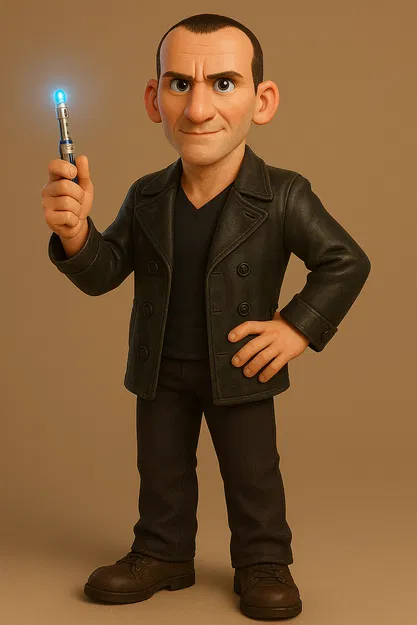Mô hình 3D nhân vật The 9th Doctor - Christopher Eccleston - Image 1