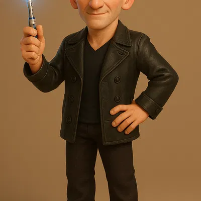 Mô hình 3D nhân vật The 9th Doctor - Christopher Eccleston