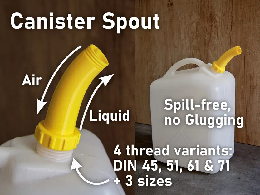 Vòi rót can có lỗ thông hơi – DIN45 / DIN51 / DIN61 / DIN71 - Image 1