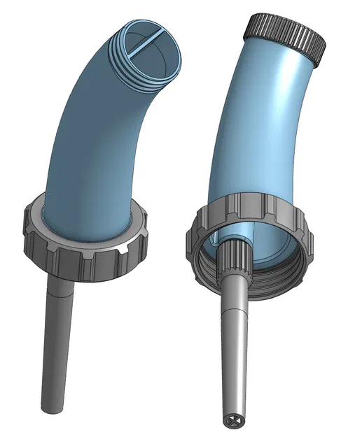 Vòi rót can có lỗ thông hơi – DIN45 / DIN51 / DIN61 / DIN71 - Image 2