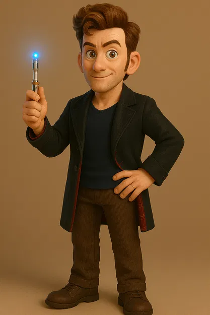 Mô hình 3D nhân vật Doctor thứ 14 - Doctor Who - Image 1