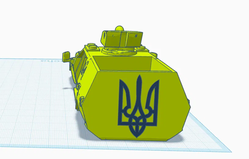 Mô hình xe bọc thép Ukraine 4x4 HORT (phong cách LEGO) - Image 3