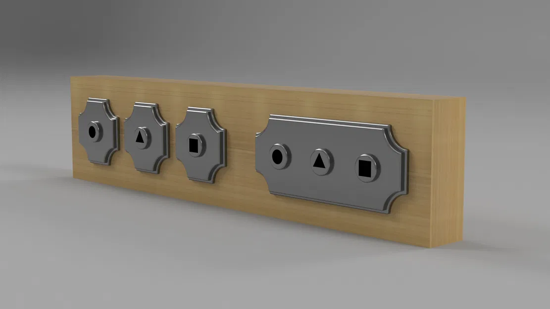 Mô hình 3D ổ khóa Squid Game (Squid Game Key Locks) cực chất - Image 1