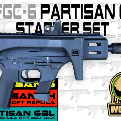 PARTISAN 6 H / BL PARTISAN 9 REPLICA STARTER KIT GBB GBBR AIRSOFT