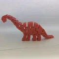 Mô hình đồ chơi khủng long Flexi Brontosaurus - Thumbnail 2