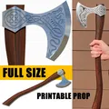 Rìu Chiến Viking In 3D – Bản Sao Kích Thước Thật Cho Cosplay & Trưng Bày - Thumbnail 1