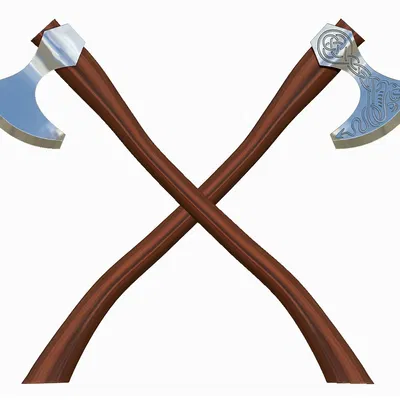 Rìu Chiến Viking In 3D – Bản Sao Kích Thước Thật Cho Cosplay & Trưng Bày