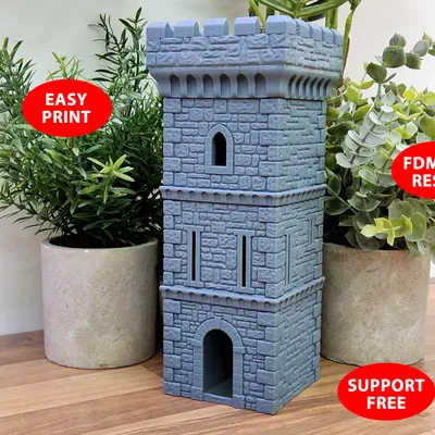 Tháp đổ xúc xắc Vogland Castle - In không cần support cực dễ cho những lượt đổ xúc xắc đỉnh cao!