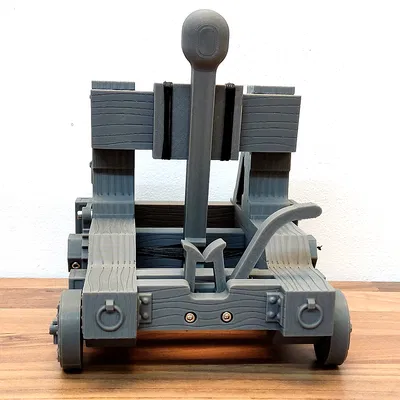 Máy Bắn Đá La Mã (Onager) Tự In 3D (Có Thể Hoạt Động)