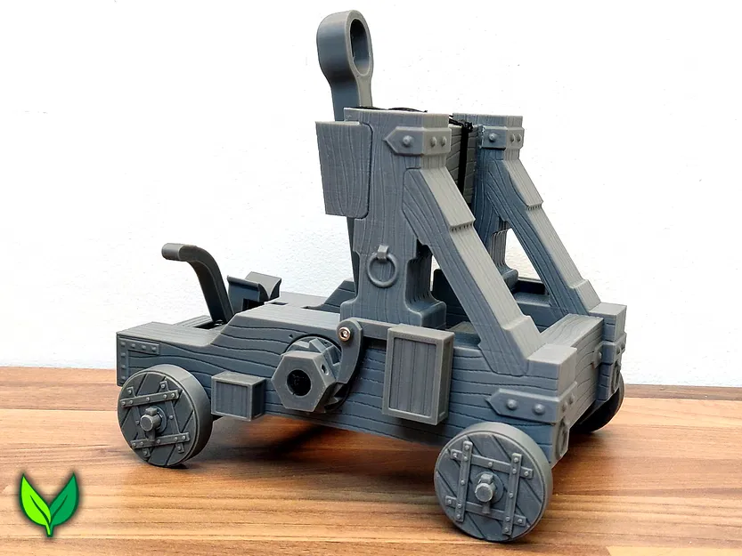 Máy Bắn Đá La Mã (Onager) Tự In 3D (Có Thể Hoạt Động) - Image 4