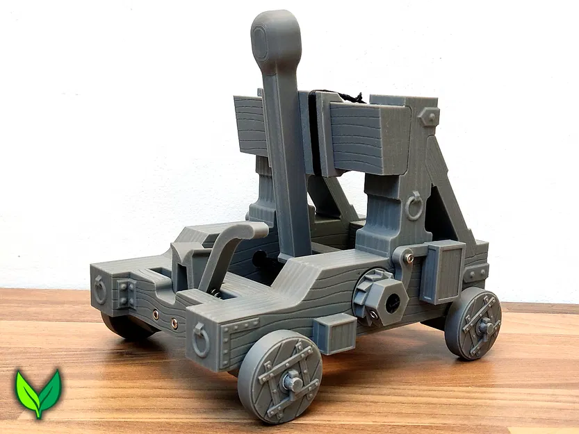 Máy Bắn Đá La Mã (Onager) Tự In 3D (Có Thể Hoạt Động) - Image 5