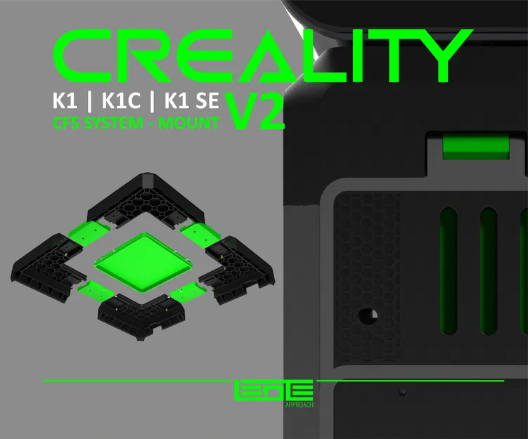 CREALITY K1 | K1C | K1SE - Ngàm CFS V2 cho Riser V3 - Image 2
