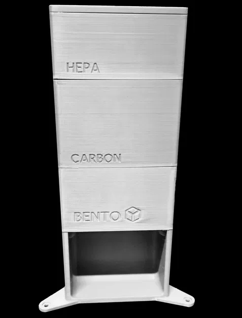 Bento Box 2.1 kết hợp lọc HEPA và than hoạt tính (hướng kéo dọc 6x3mm) - Image 2