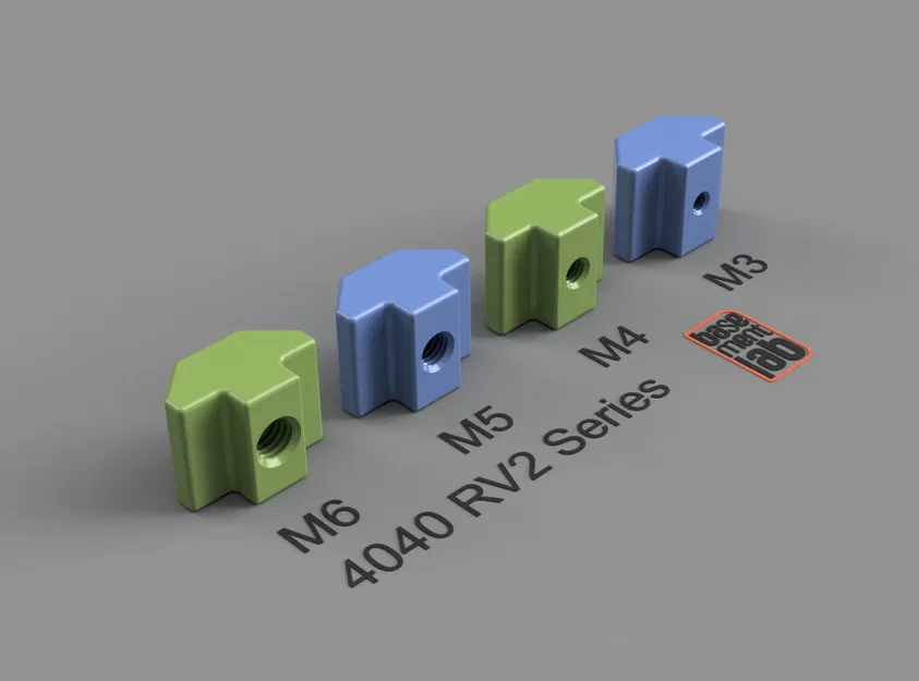 Ốc T-Slot 4040 Dòng RV2 - Ren M3 M4 M5 M6 - Image 4