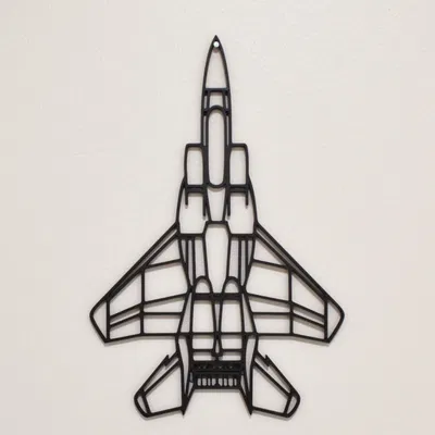 Mô hình treo tường F-15 Strike Eagle - Đồ trang trí in 3D độc đáo