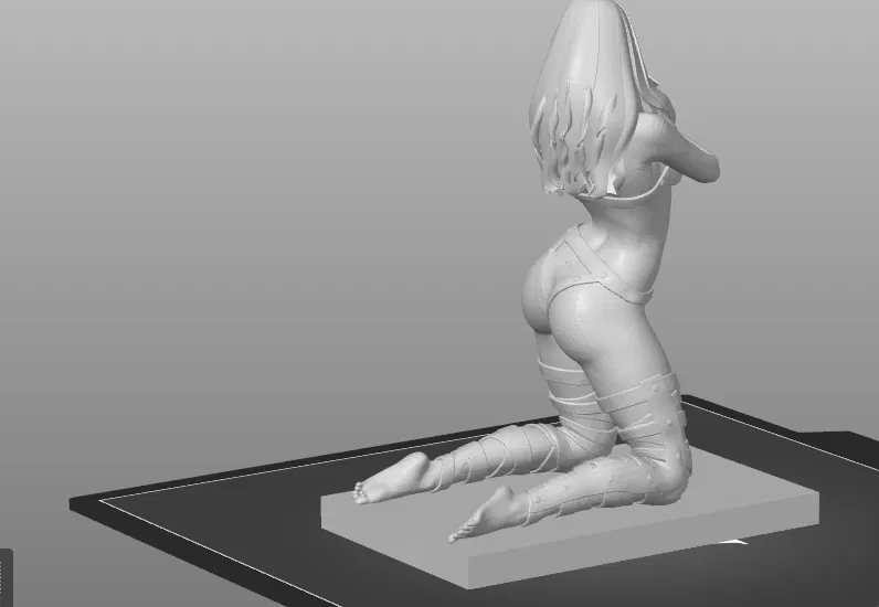 Mô hình giá đỡ điện thoại phong cách nhân vật nữ ấn tượng - Image 3