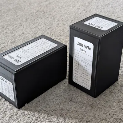 Hộp Đựng Đạn Siêu Mỏng 308 / 7,62x51 (Sức chứa 50 viên)