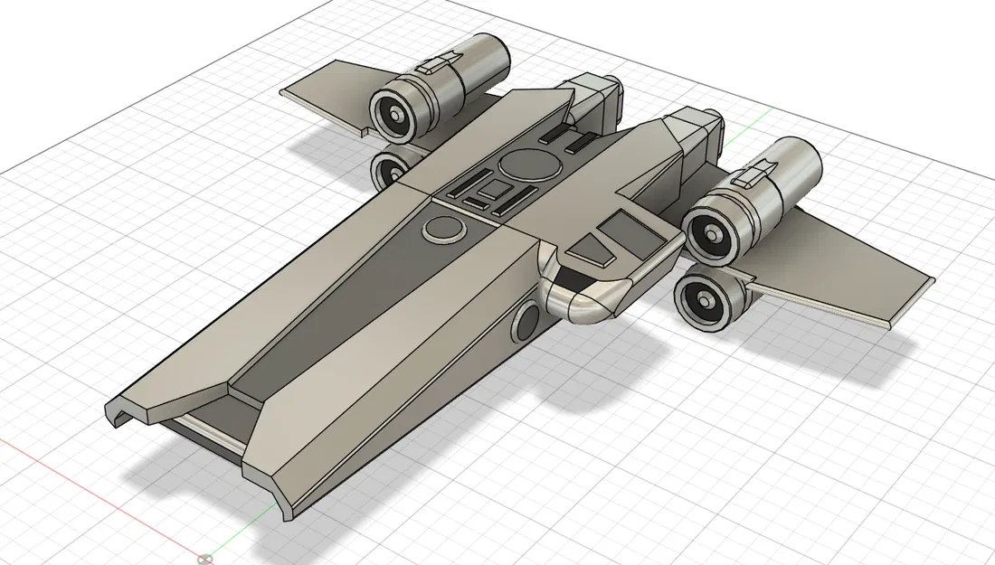 Mô hình phi thuyền Republic Emissary Onyx Cinder - In 3D Star Wars - Image 1