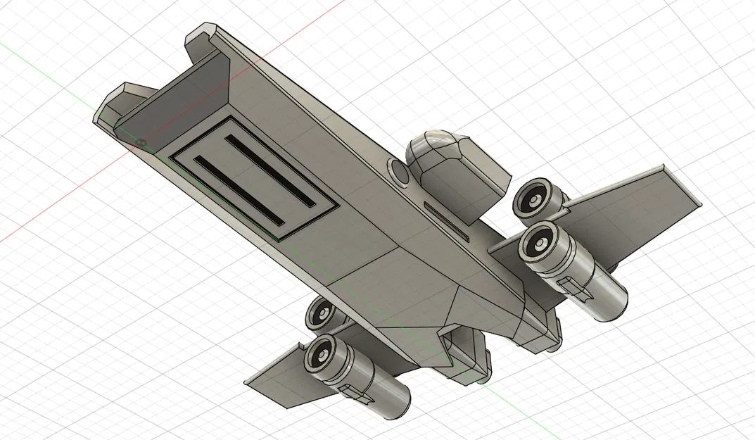 Mô hình phi thuyền Republic Emissary Onyx Cinder - In 3D Star Wars - Image 4