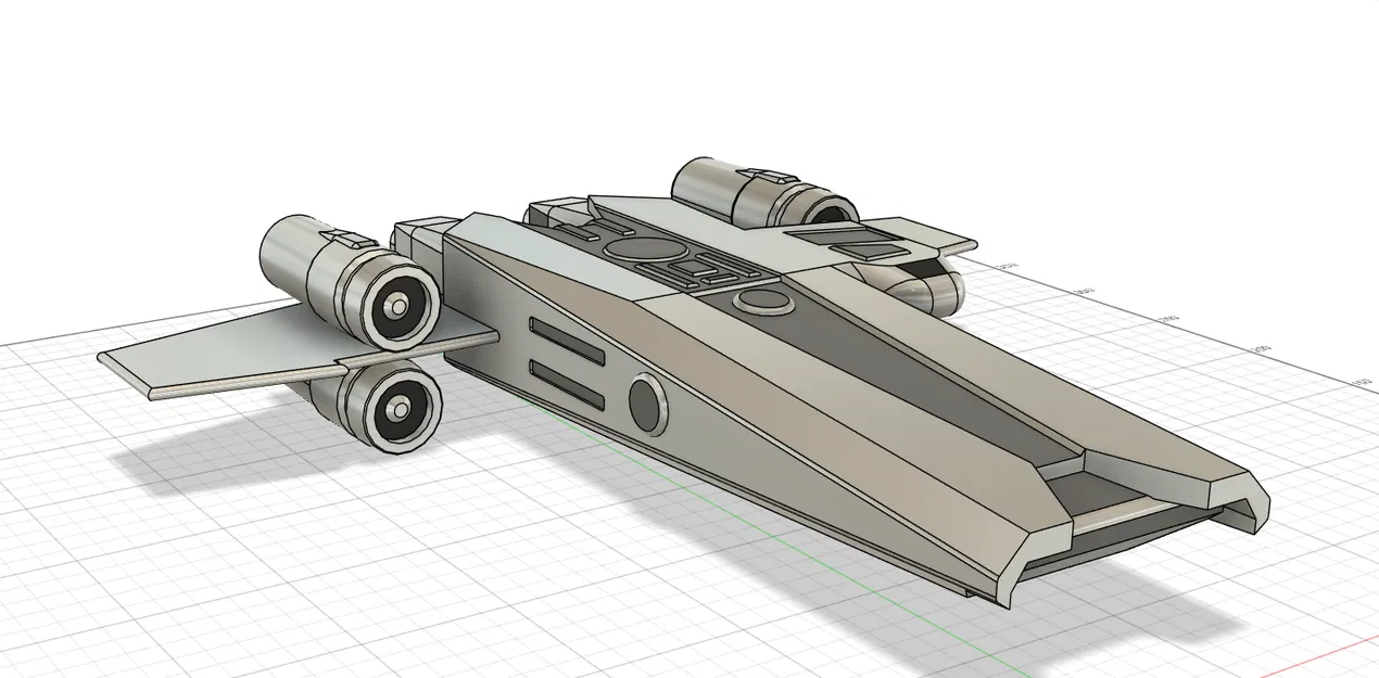 Mô hình phi thuyền Republic Emissary Onyx Cinder - In 3D Star Wars - Image 5