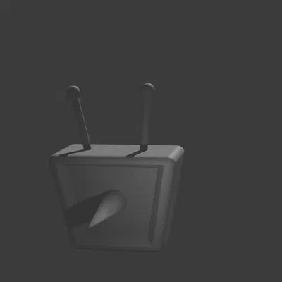 Mô hình 3D đầu Mr. Tenna (Deltarune) trang trí bàn làm việc