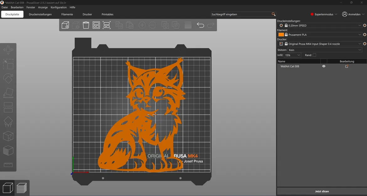 WallArt Cat 008 - Mẫu trang trí treo tường 3D hiện đại - Image 2