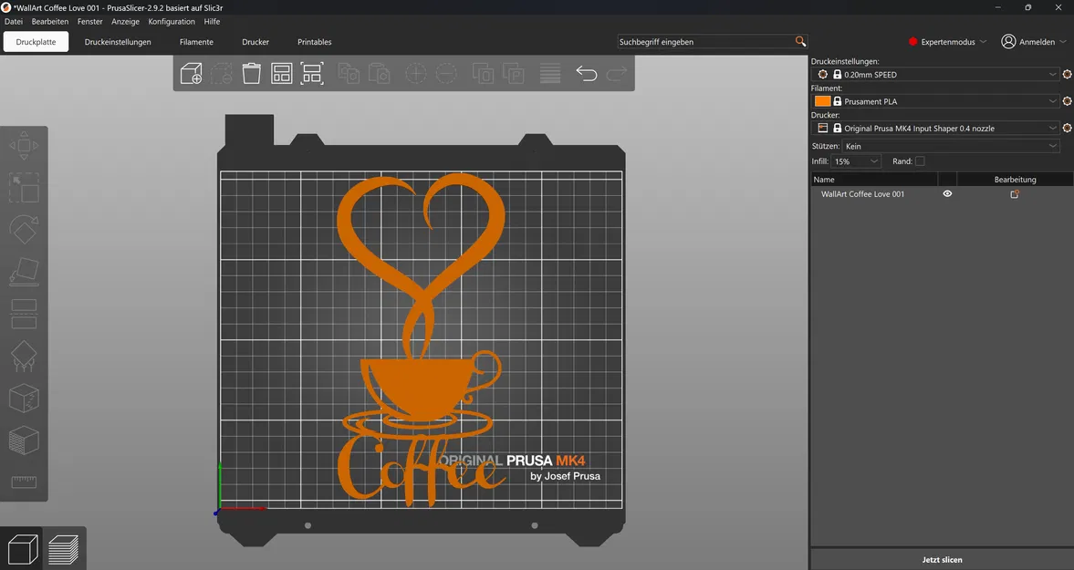 WallArt Coffee Love 001 - Tác phẩm nghệ thuật 3D treo tường hiện đại - Image 2