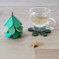 Đế lót ly hình cây thông Noel (Christmas Tree Coaster) - Thumbnail 10