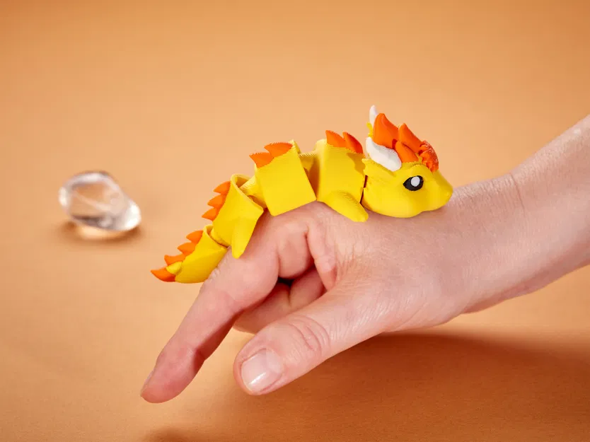 Sun Dragon - Mô hình rồng khớp nối làm móc khóa - Image 2