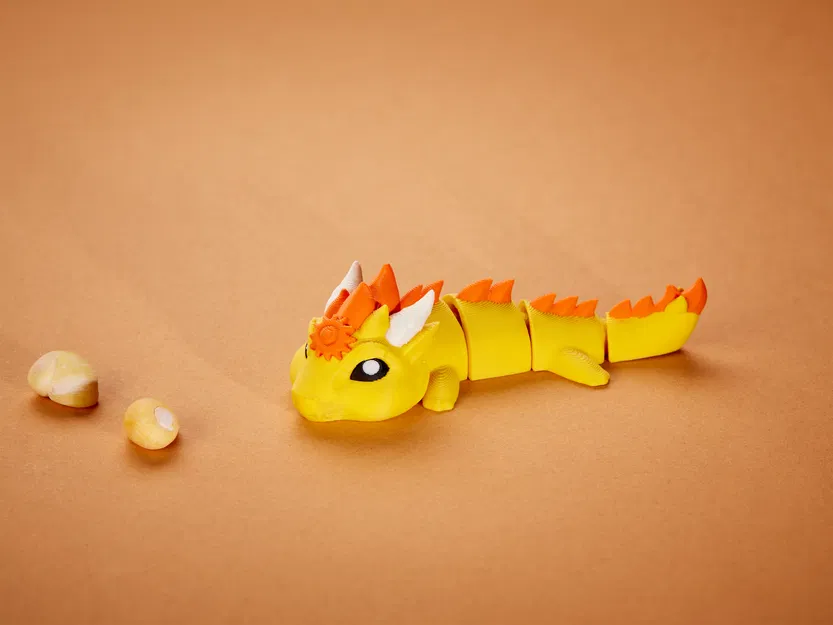 Sun Dragon - Mô hình rồng khớp nối làm móc khóa - Image 3