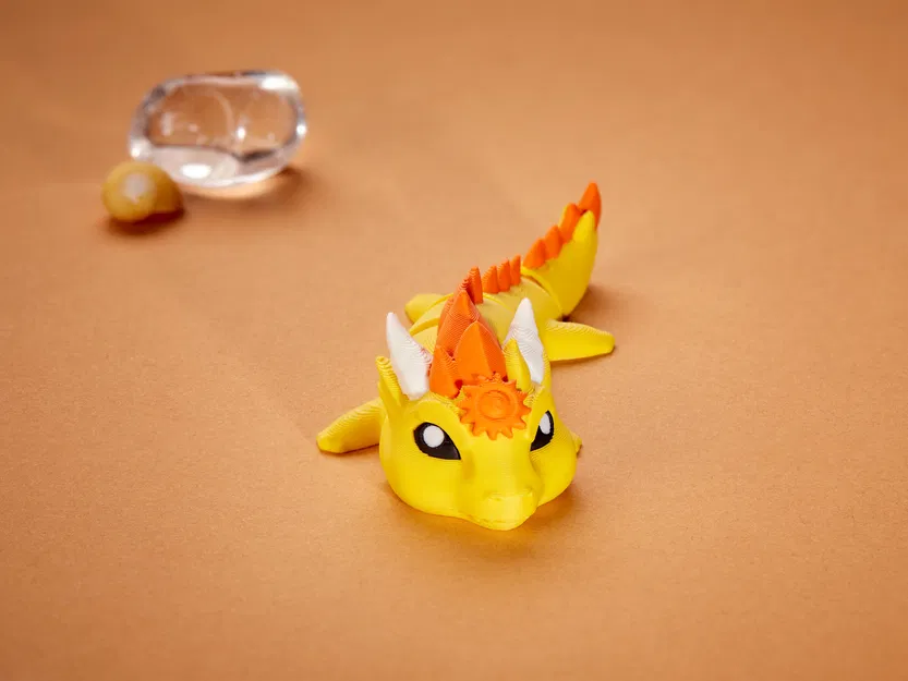 Sun Dragon - Mô hình rồng khớp nối làm móc khóa - Image 5