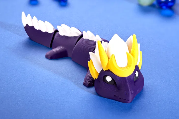 Moon Dragon - Móc Khóa Rồng Khớp Nối Linh Hoạt - Image 1