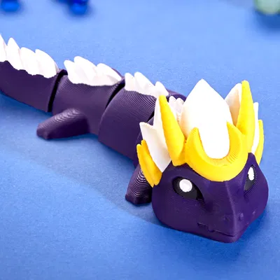 Moon Dragon - Móc Khóa Rồng Khớp Nối Linh Hoạt