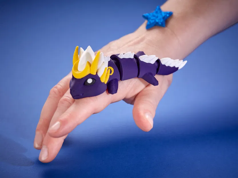 Moon Dragon - Móc Khóa Rồng Khớp Nối Linh Hoạt - Image 2