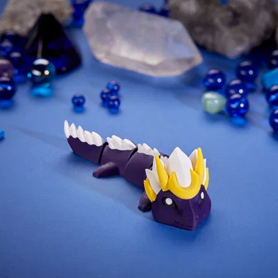 Moon Dragon - Móc Khóa Rồng Khớp Nối Linh Hoạt