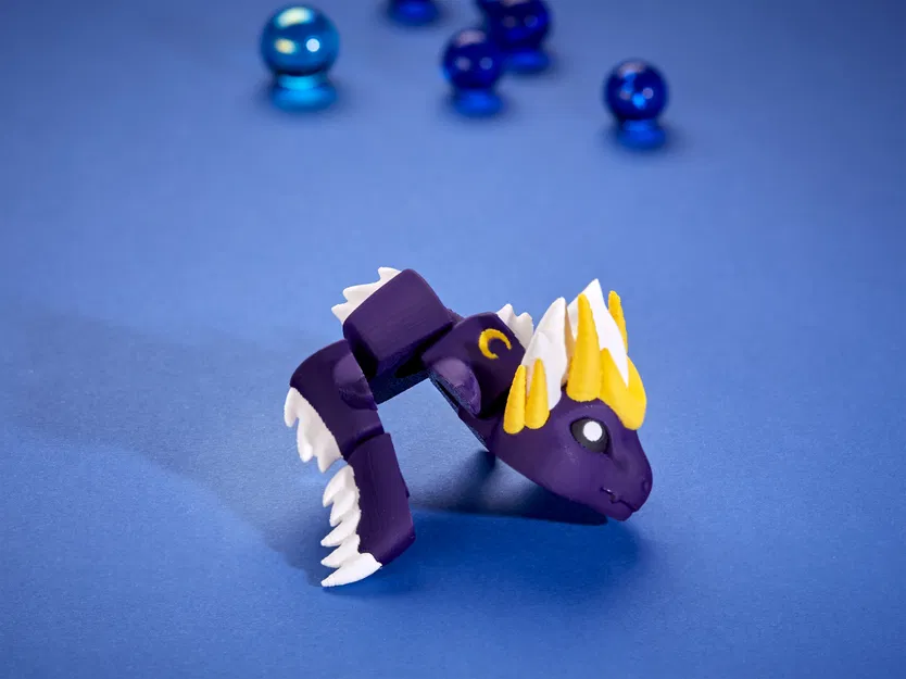 Moon Dragon - Móc Khóa Rồng Khớp Nối Linh Hoạt - Image 4