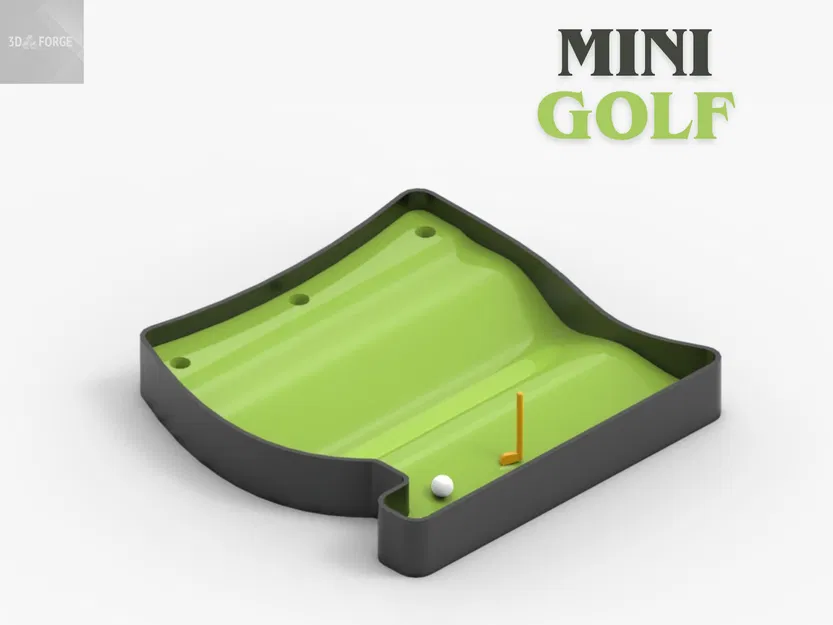 Bộ Mini Golf in 3D nhỏ gọn - Image 1