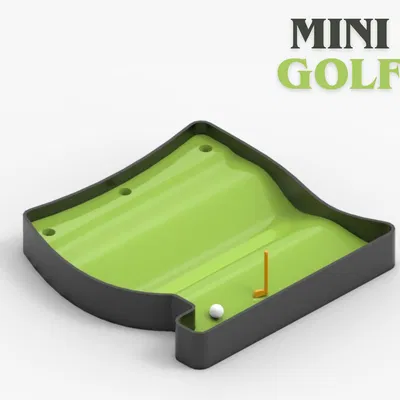 Bộ Mini Golf in 3D nhỏ gọn