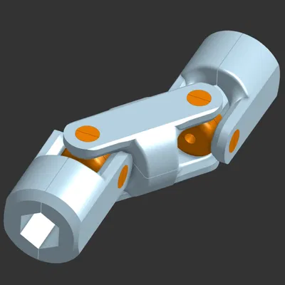 Khớp nối Cardan (Kardan) in 3D siêu bền