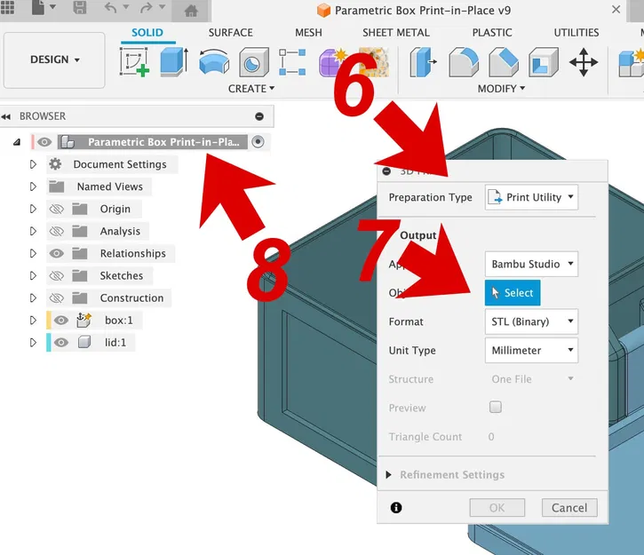 Hộp Đựng Tùy Chỉnh – In Tại Chỗ (Sử dụng Fusion 360) - Image 6