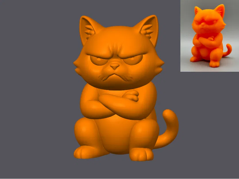 Judge Cat – Tượng mèo cưng khoanh tay phán xét để bàn - Image 1