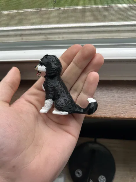 Tượng Chó Bernedoodle (In đa màu hoặc đơn sắc) - Image 4